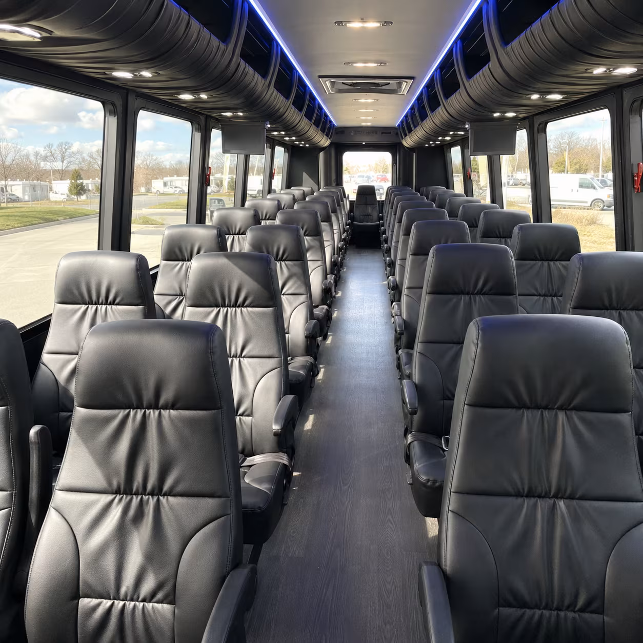 Daly City Airport Shuttle & Transportation party bus exterior