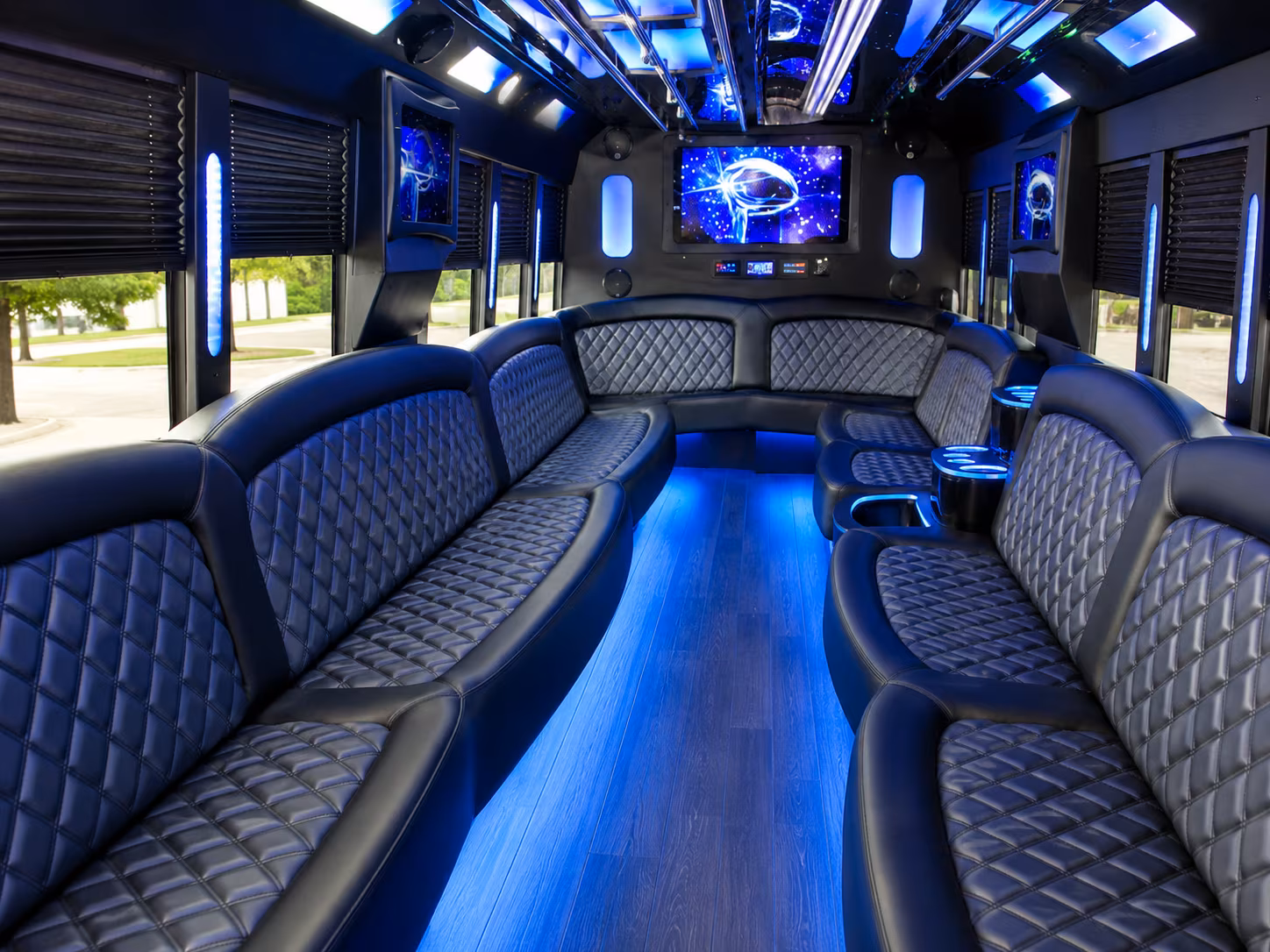 Daly City Private Event Transportation party bus exterior