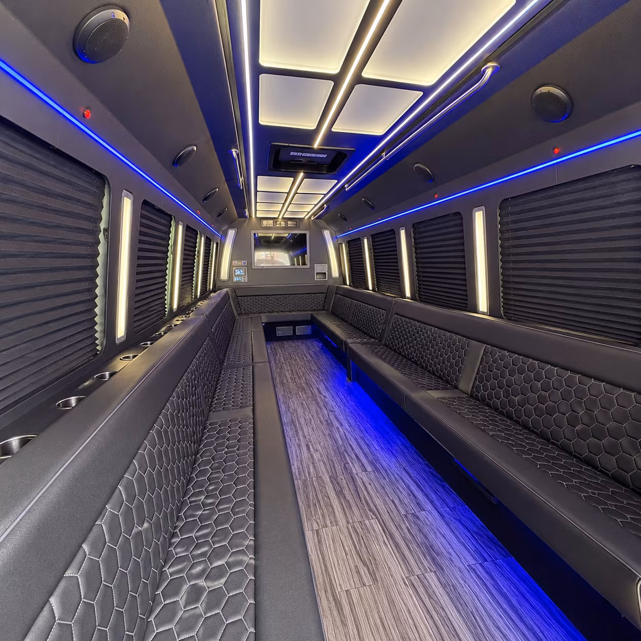 Daly City Prom & Homecoming Transportation party bus exterior