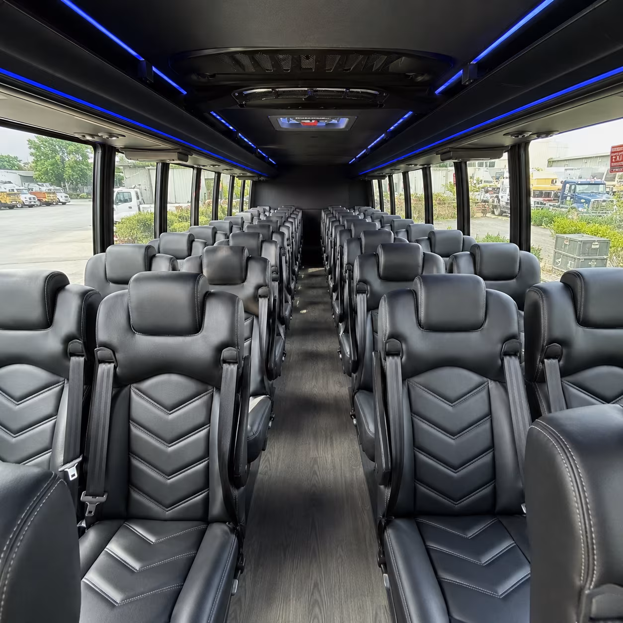 15-35 Passenger Minibus Inside